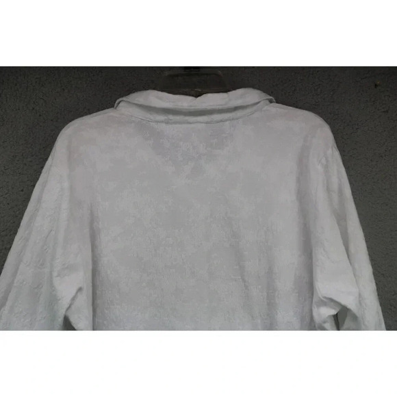 Parsley & Sage Women's White Button-Up Belled Sleeve Top-Size XL - Picture 8 of 10